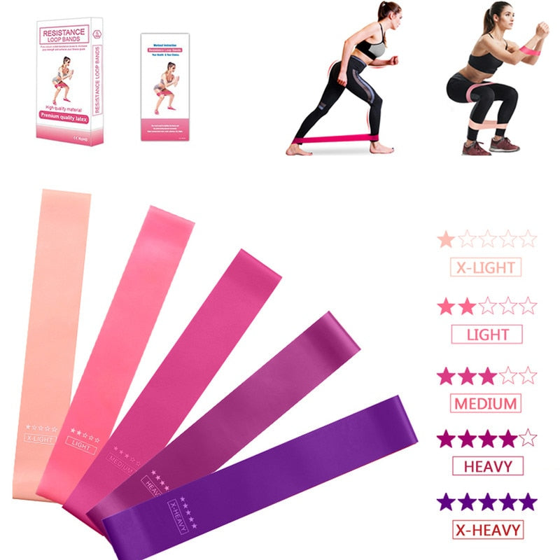 Yoga Training Fitness Gum Exercise Gym Strength Resistance Bands Pilates Sport Rubber Fitness Bands Crossfit Workout Equipment